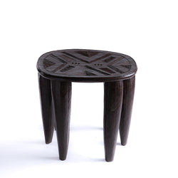 African Engraved Table XL No. 16 - Dark Brown