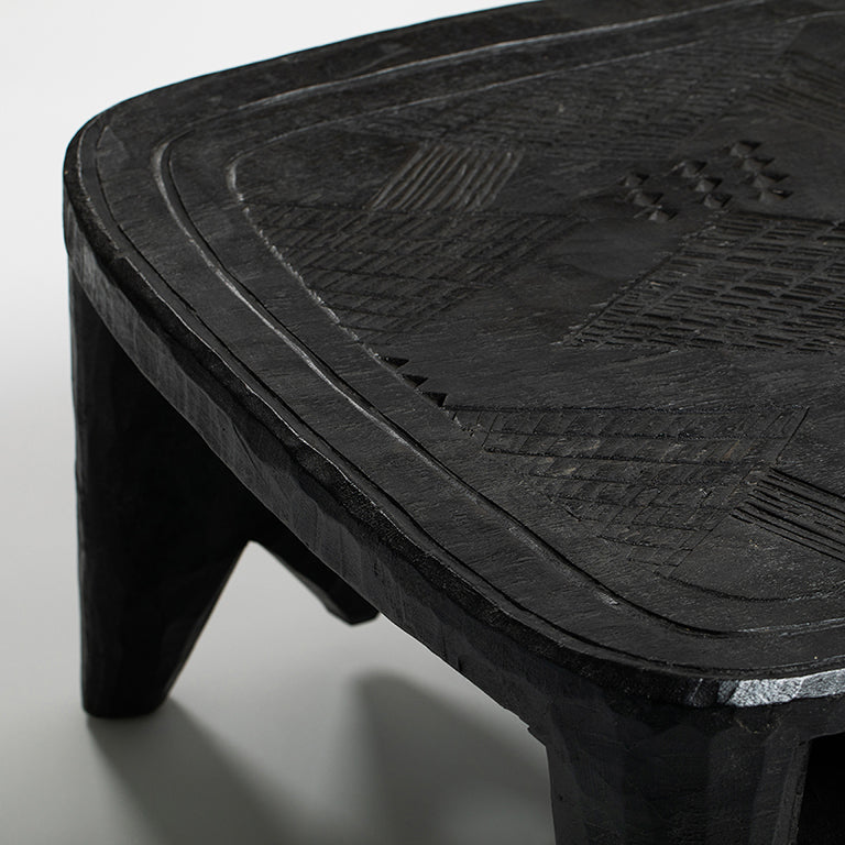 African Engraved Table XL - Brown