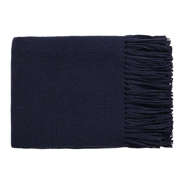 Baby Alpaca Throw - Cobalt