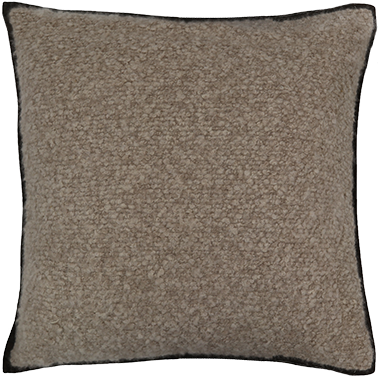 Boucle Cashmere Cushion - Stone