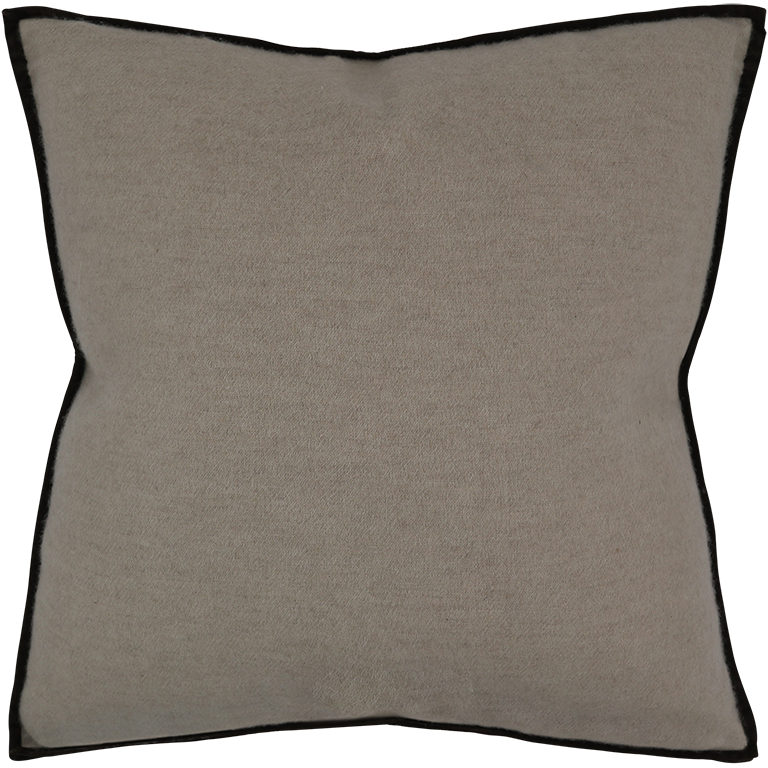 Boucle Cashmere Cushion - Stone