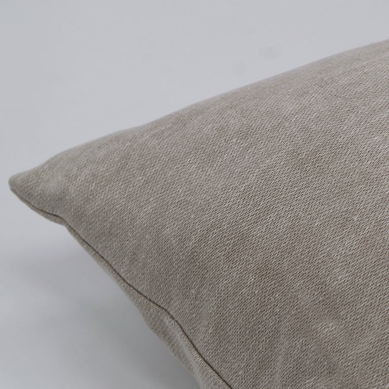 Carmen Knife Edge Cushion - Alabaster