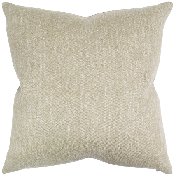 Carmen Knife Edge Cushion - Tahini