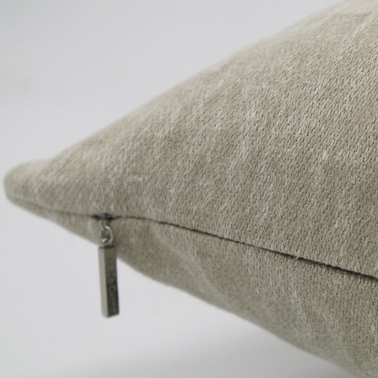 Carmen Knife Edge Cushion - Tahini