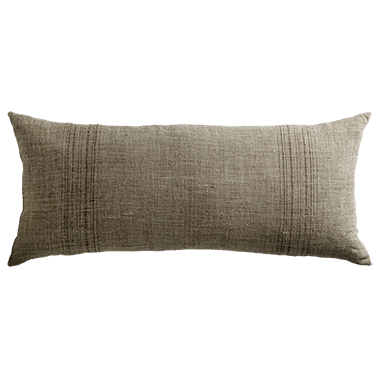 Cave Cloth Cushion with Vertical Detail - Rope