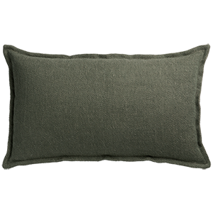 Classic Linen Cushion with Self Flange - Pine §