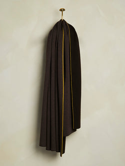 Classic Merino Wool Throw - Espresso