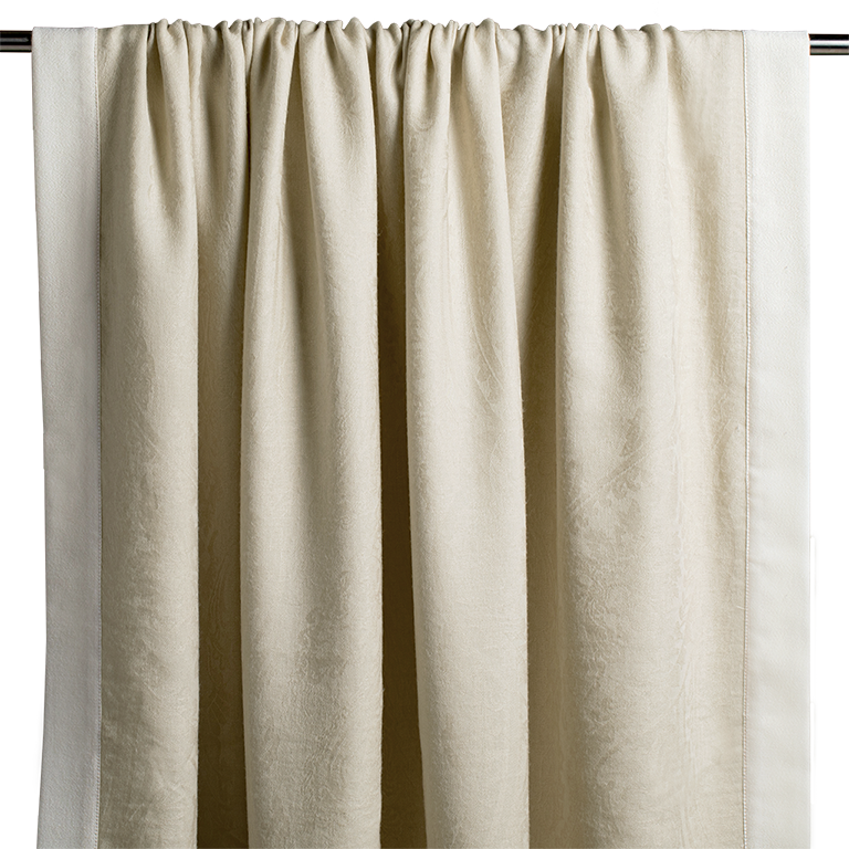 Illusion Cashmere Throw - Breeze/Toile §