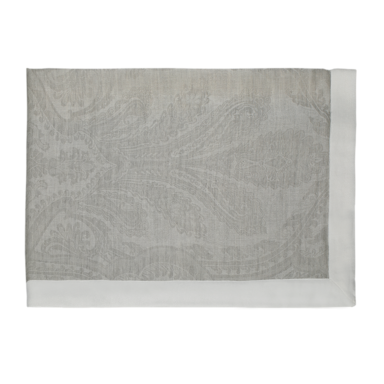 Illusion Cashmere Throw - Ghost/Toile §