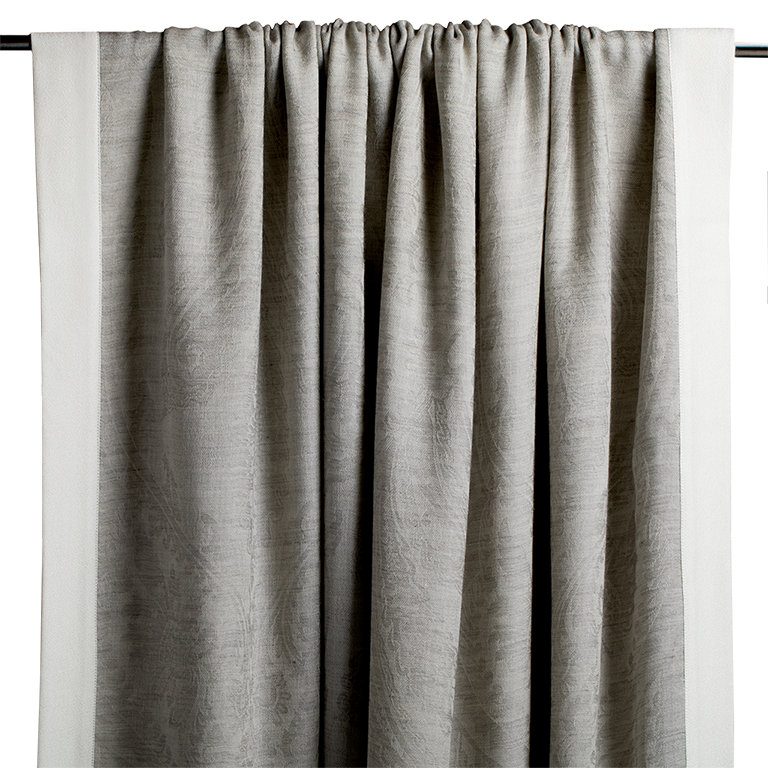 Illusion Cashmere Throw - Ghost/Toile §