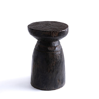 Engraved Mortar with Beaten Top No.30 - Brown