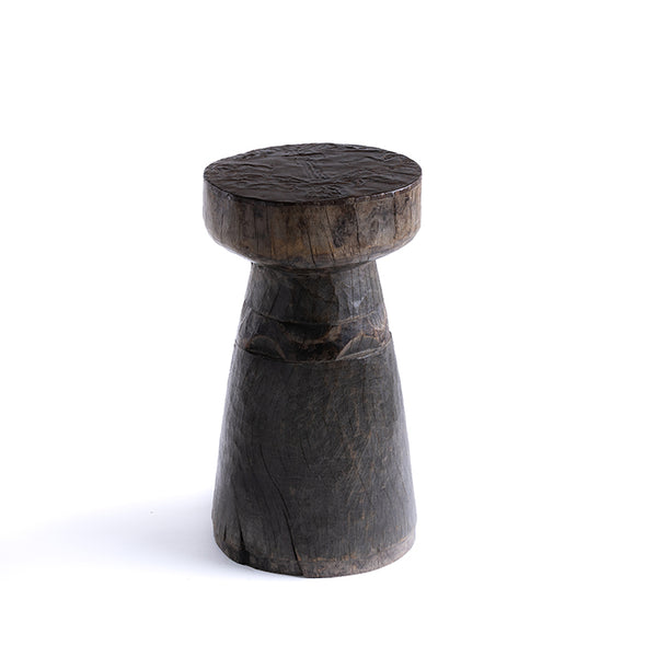 Engraved Mortar with Beaten Top No.31 - Brown