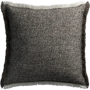 Flint Cushion with Fringe - Earth