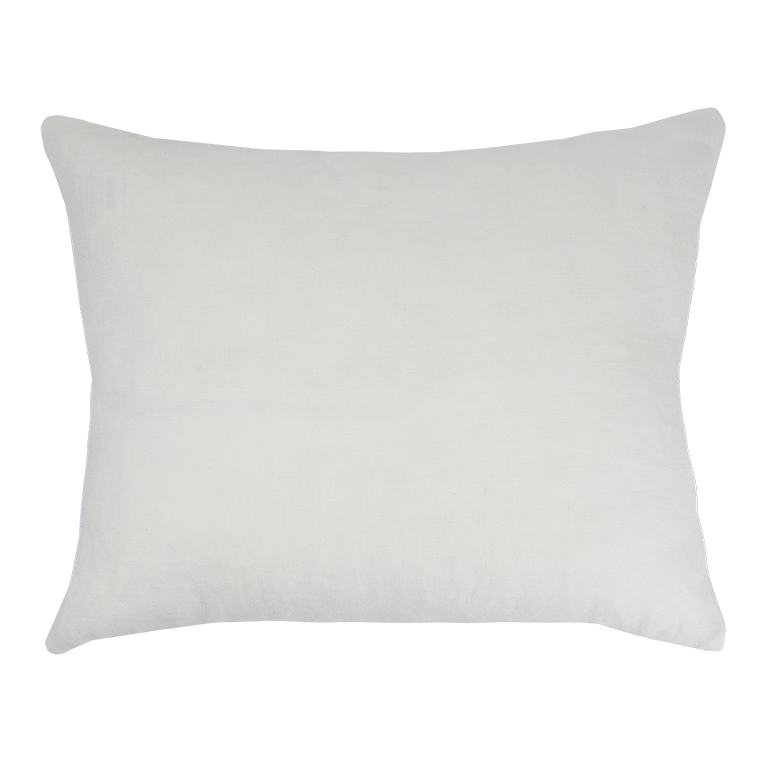 Hunter Cushion with Suede Detail - Flax