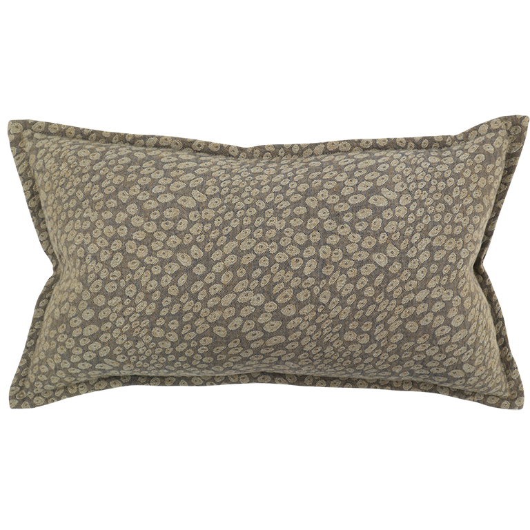 Kanoko Cushion with Flange - Bamboo