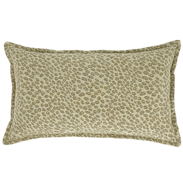 Kanoko Cushion with Flange - Celadon