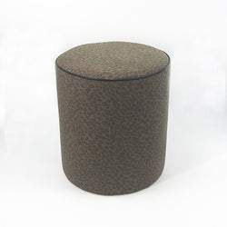 Kanoko Pill Stool with Piping - Plum