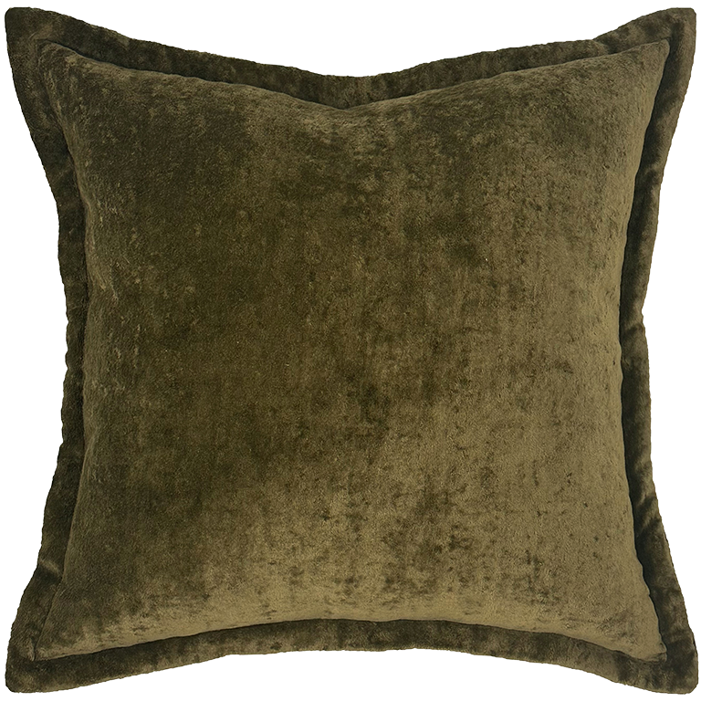 La Bohème Cushion with Self Flange - Nettle