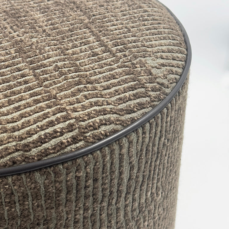 Mangrove Pill Stool with Leather Piping - Canopy