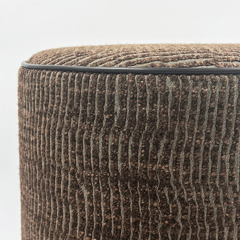 Mangrove Pill Stool with Leather Piping - Canopy