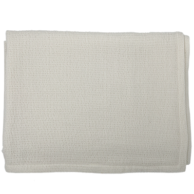 Merino Wool Waffle Throw - Cream