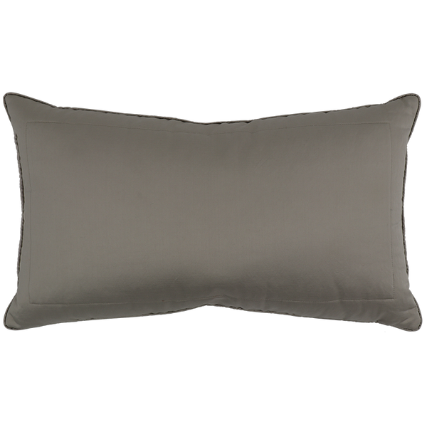 Old Hollywood Quilted Cushion - Silver