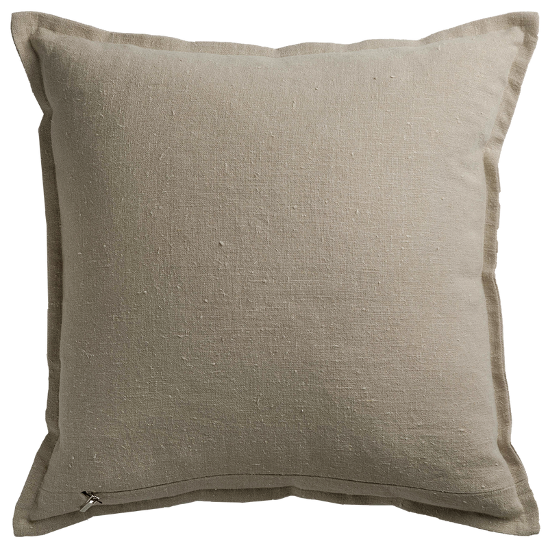 Old Hollywood Cushion with Self Flange - Silver