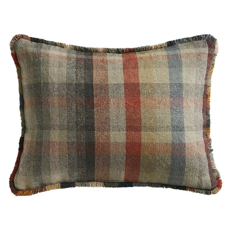 Ragamuffin Cushion with Fringe