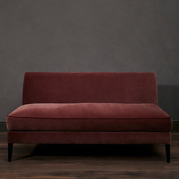 Vienna Armless Sofa - Bolero