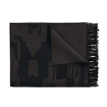 Village Wool Throw - Midnight