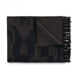 Village Wool Throw - Midnight