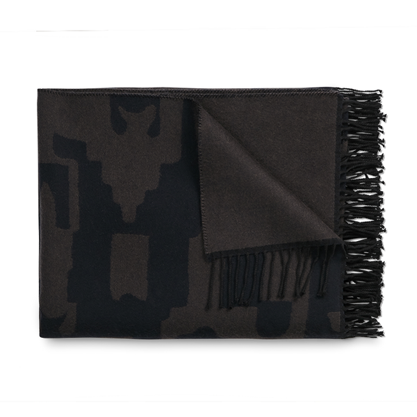 Village Wool Throw - Midnight