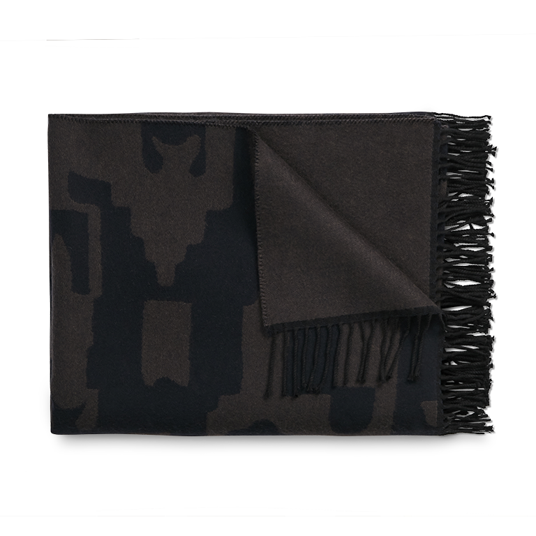 Village Wool Throw - Midnight