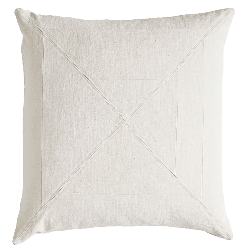 Vintage Canvas Panelled Cushion