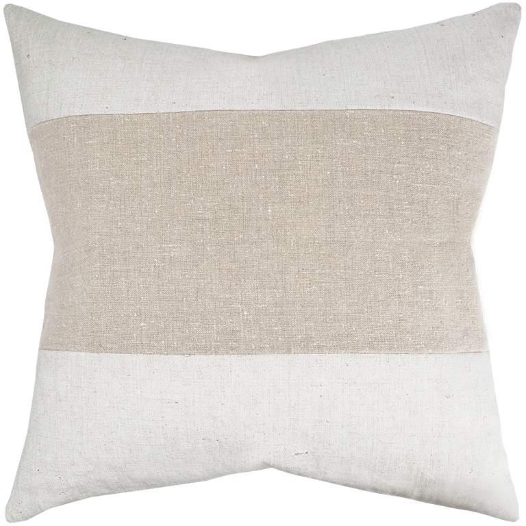 Vintage Cushion with Piped Detail - Canvas