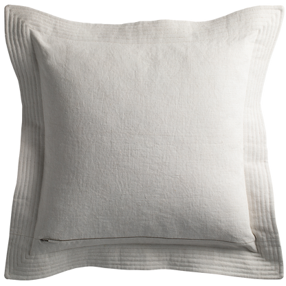 Vintage Cushion with Quilted Detail - Canvas §