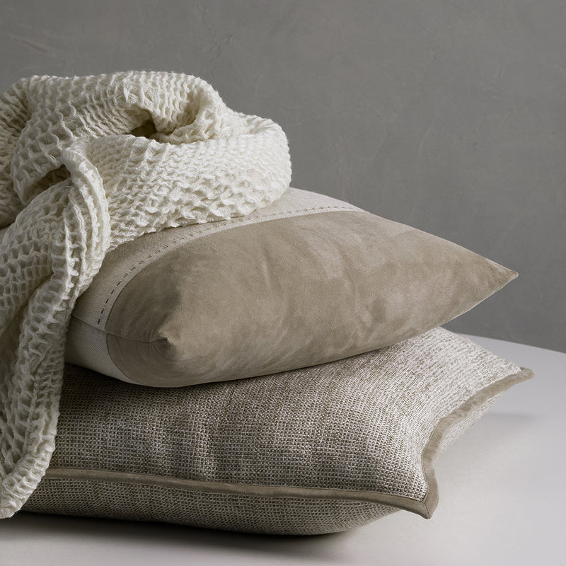 Wool Waffle Throw - Cream