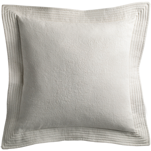 Vintage Cushion with Quilted Detail - Canvas