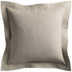Vintage Cushion with Quilted Detail - Cement