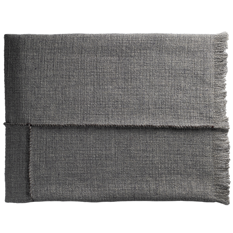 Warrior Cloth Panelled Throw with Fringe & Cord - Cave